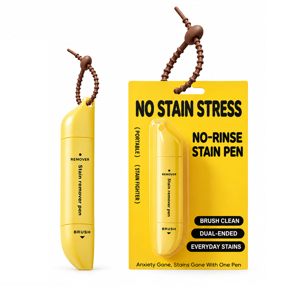 🥳2026 HOT SALE🥳💞50K+ SOLD! 🚗🧽 50% OFF! Portable Dual-Head Stain Remover Pen