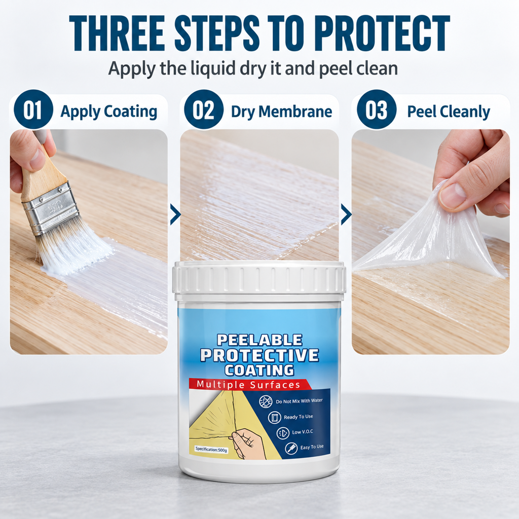 Water-Based Peelable Protective Coating